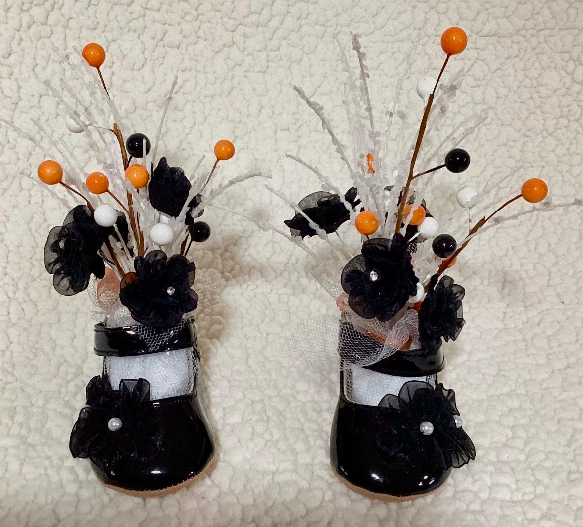 Black Baby Shower Dress Centerpiece | Handcrafted Keepsake Infant Outfit