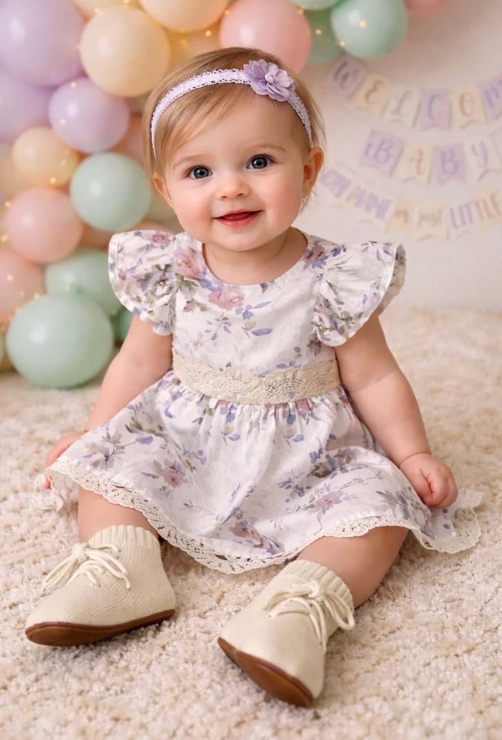 Boho Floral Baby Shower Dress Centerpiece | Table to Outfit Keepsake