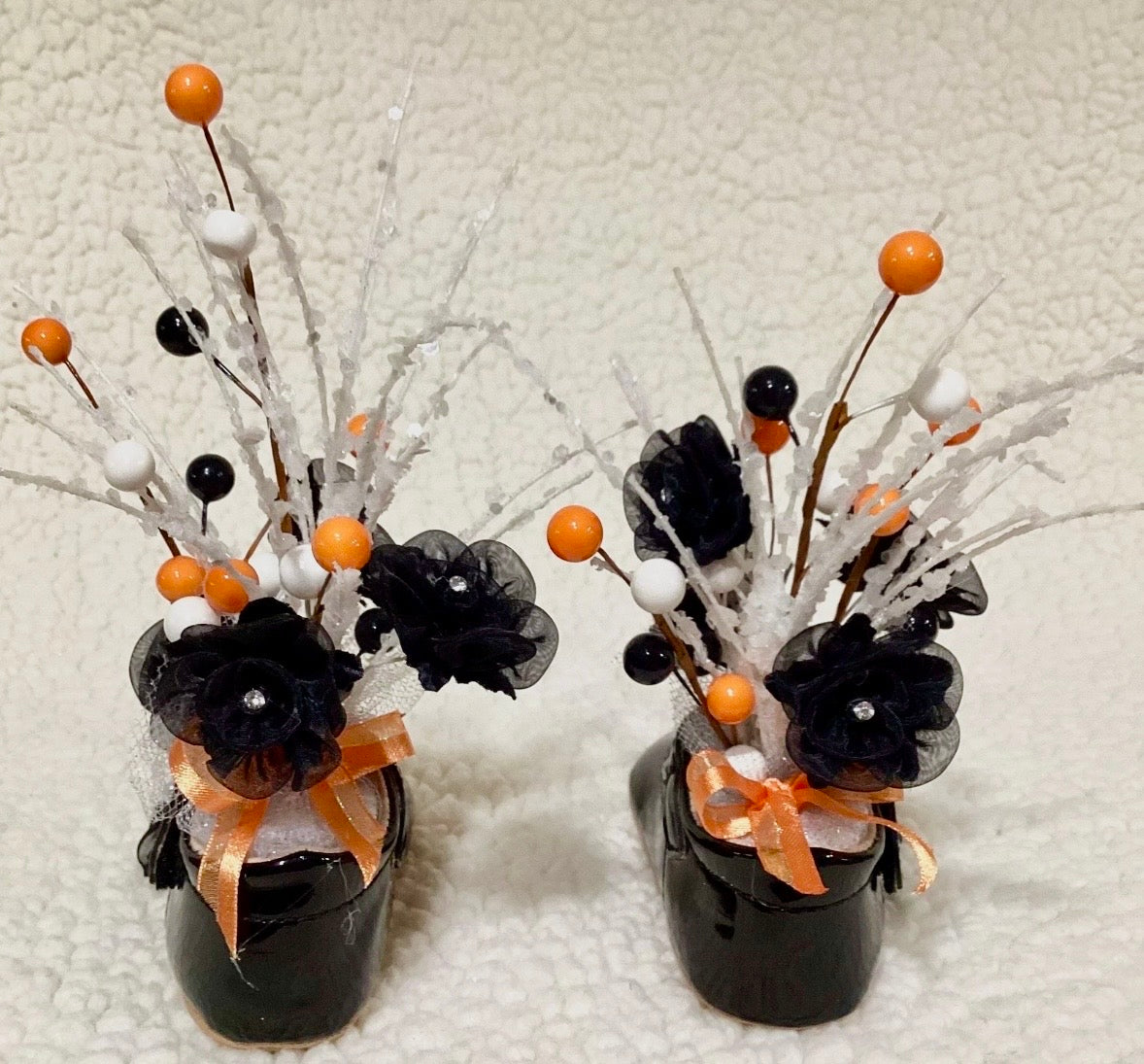 Black Baby Shower Dress Centerpiece | Handcrafted Keepsake Infant Outfit