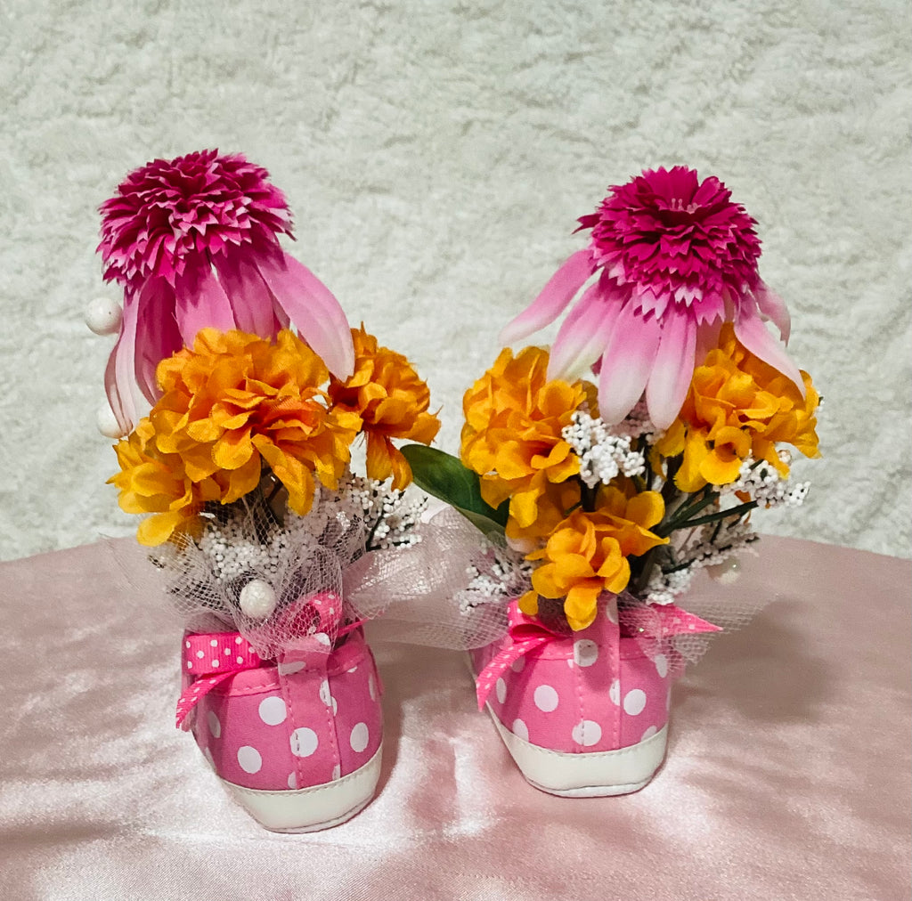 Baby Girl Dress Centerpiece & Keepsake Outfit | Little Girl Celebration