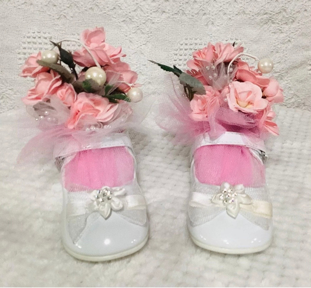 Blush Organza Baby Shower Dress Centerpiece | Reusable Keepsake Outfit