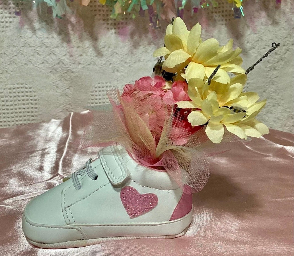 Bee Baby Shower Dress Centerpiece | 2-in-1 Infant Keepsake Outfit Set