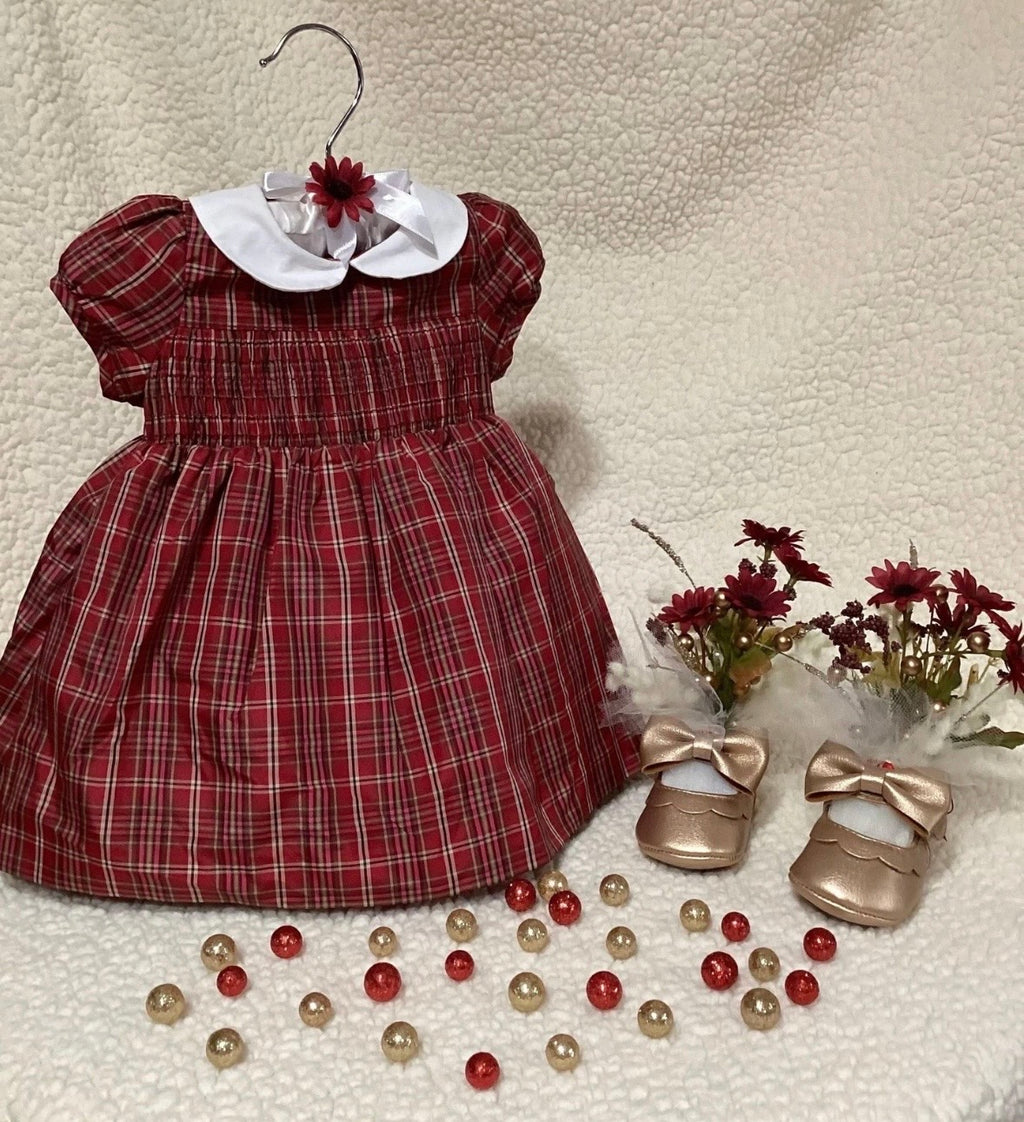 Unique Baby Girl Birthday Dress Centerpiece | Handcrafted Keepsake Shoes