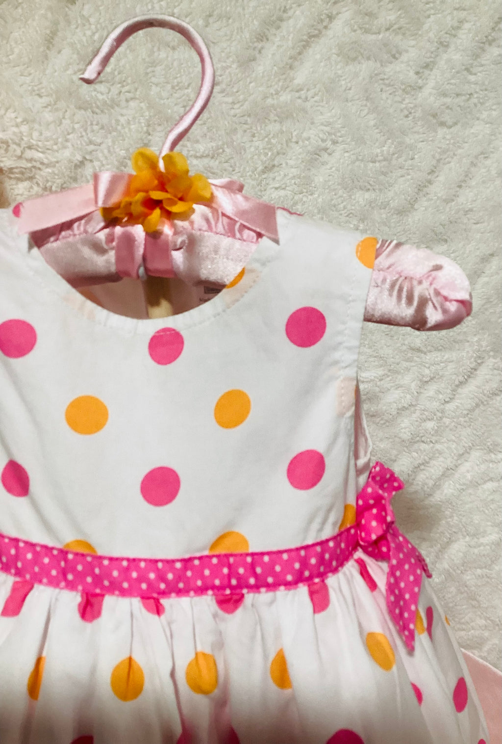 Baby Girl Dress Centerpiece & Keepsake Outfit | Little Girl Celebration