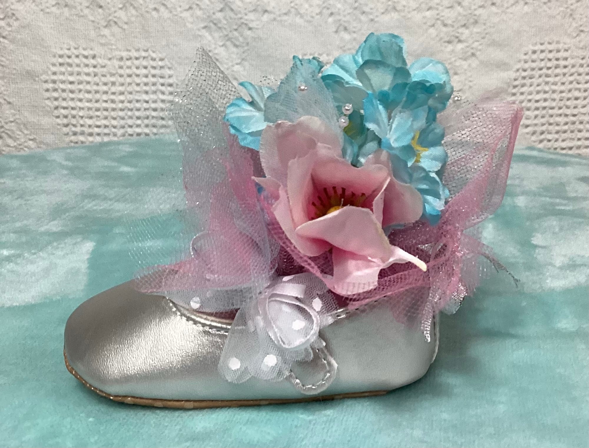 Elephant Baby Shower Dress Centerpiece | Girl Birthday Keepsake Outfit