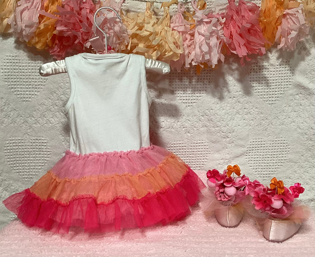 Tutu Dress Baby Shower Centerpiece | Girl Celebration Keepsake Outfit