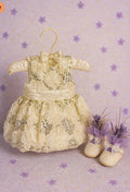 Gold Glam Baby Shower Dress Centerpiece | Girl Birthday Keepsake Outfit