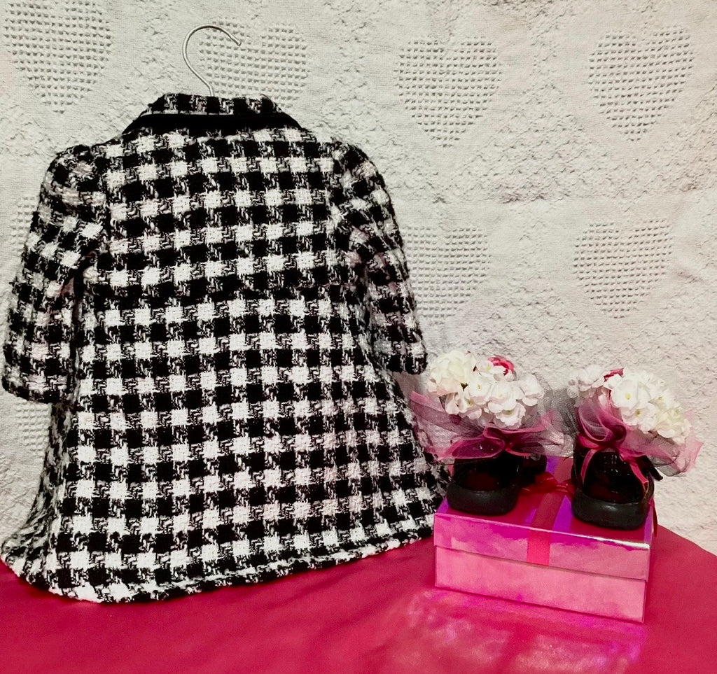 Elegant Baby Shower Dress Centerpiece | Sophisticated Girl Keepsake Outfit