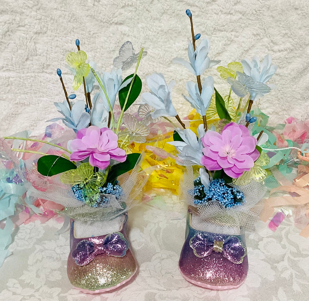 Butterfly Baby Shower Dress Centerpiece | Girl Birthday Keepsake Outfit