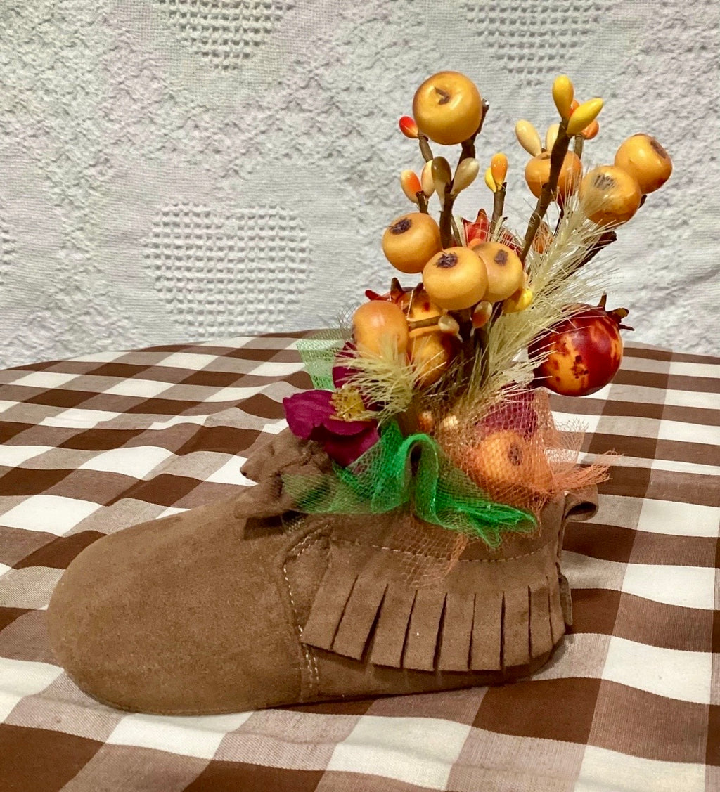 Thanksgiving Baby Shower Dress Centerpiece | Fall Girl Keepsake Outfit