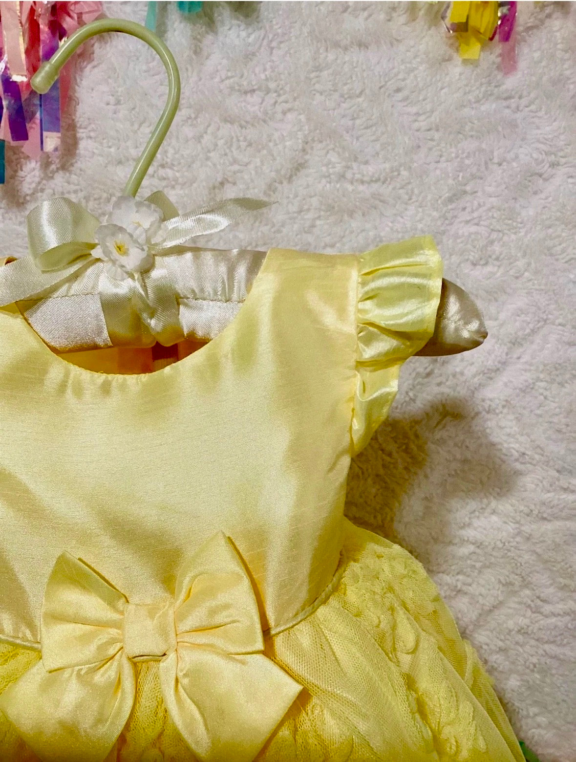 Floral Baby Shower Dress Centerpiece | 2-in-1 Keepsake Set with Stand