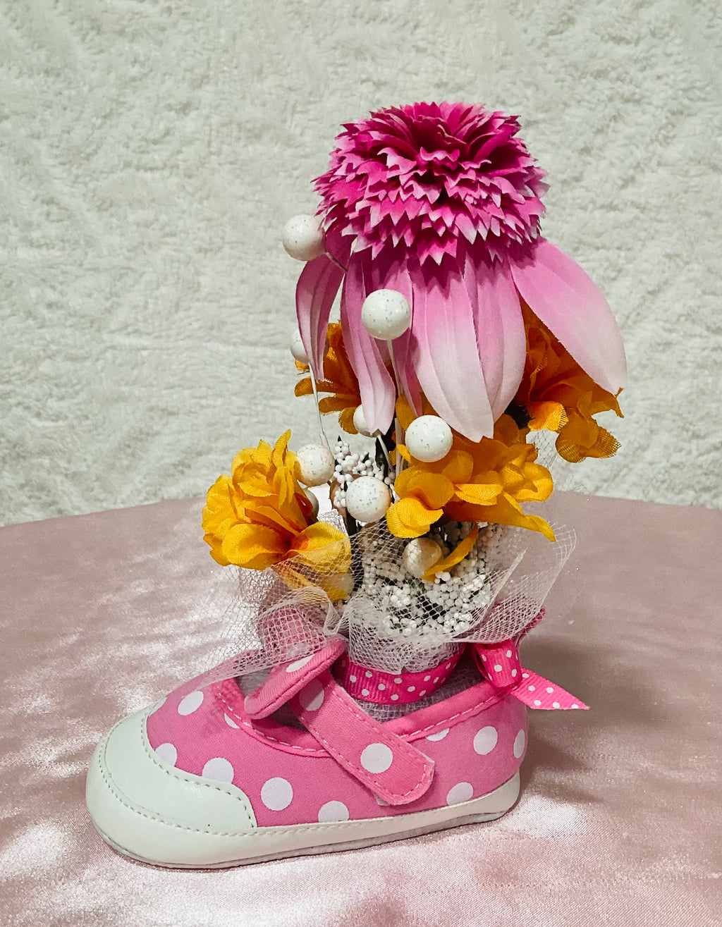 Baby Girl Dress Centerpiece & Keepsake Outfit | Little Girl Celebration