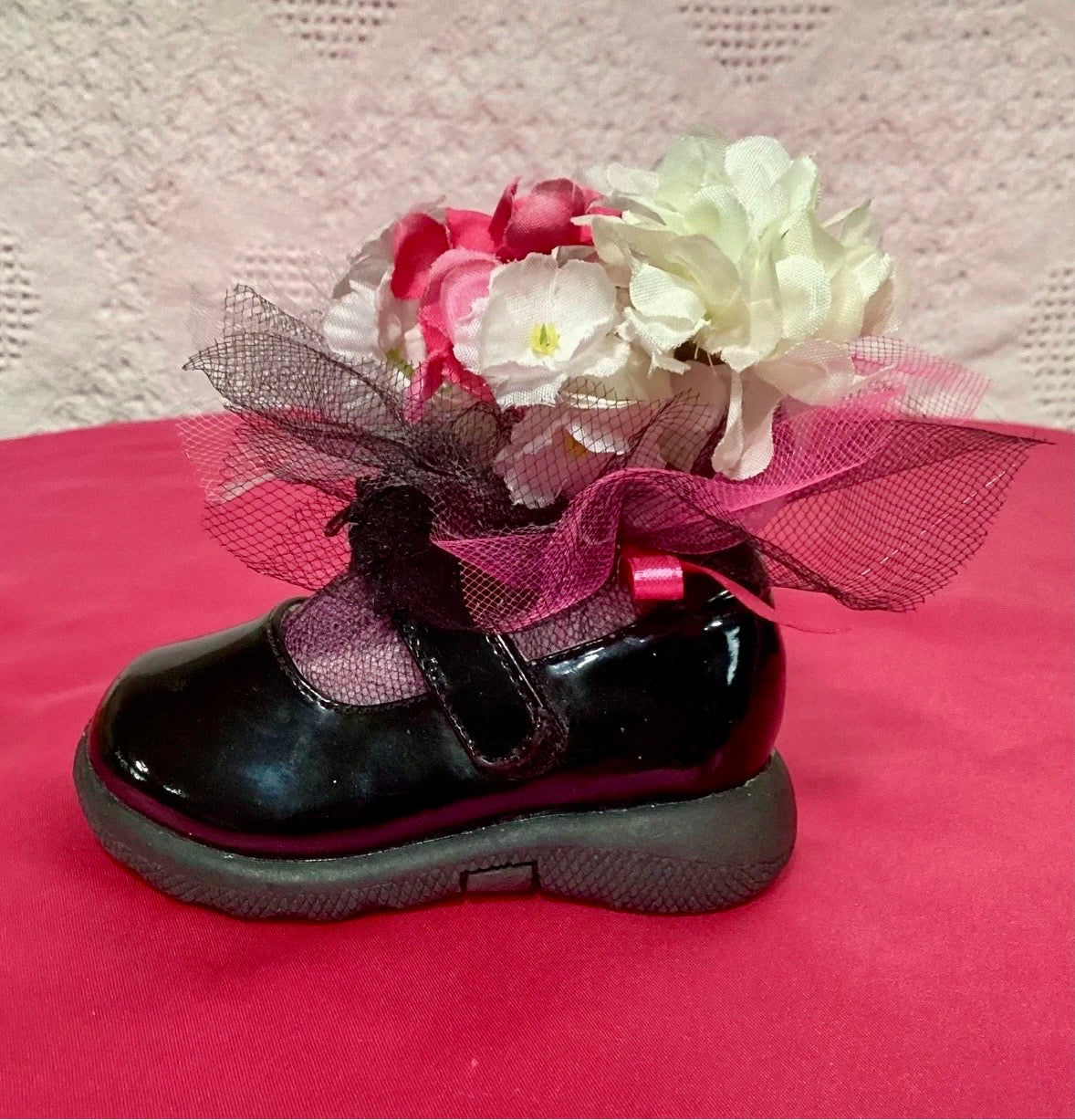 Elegant Baby Shower Dress Centerpiece | Sophisticated Girl Keepsake Outfit