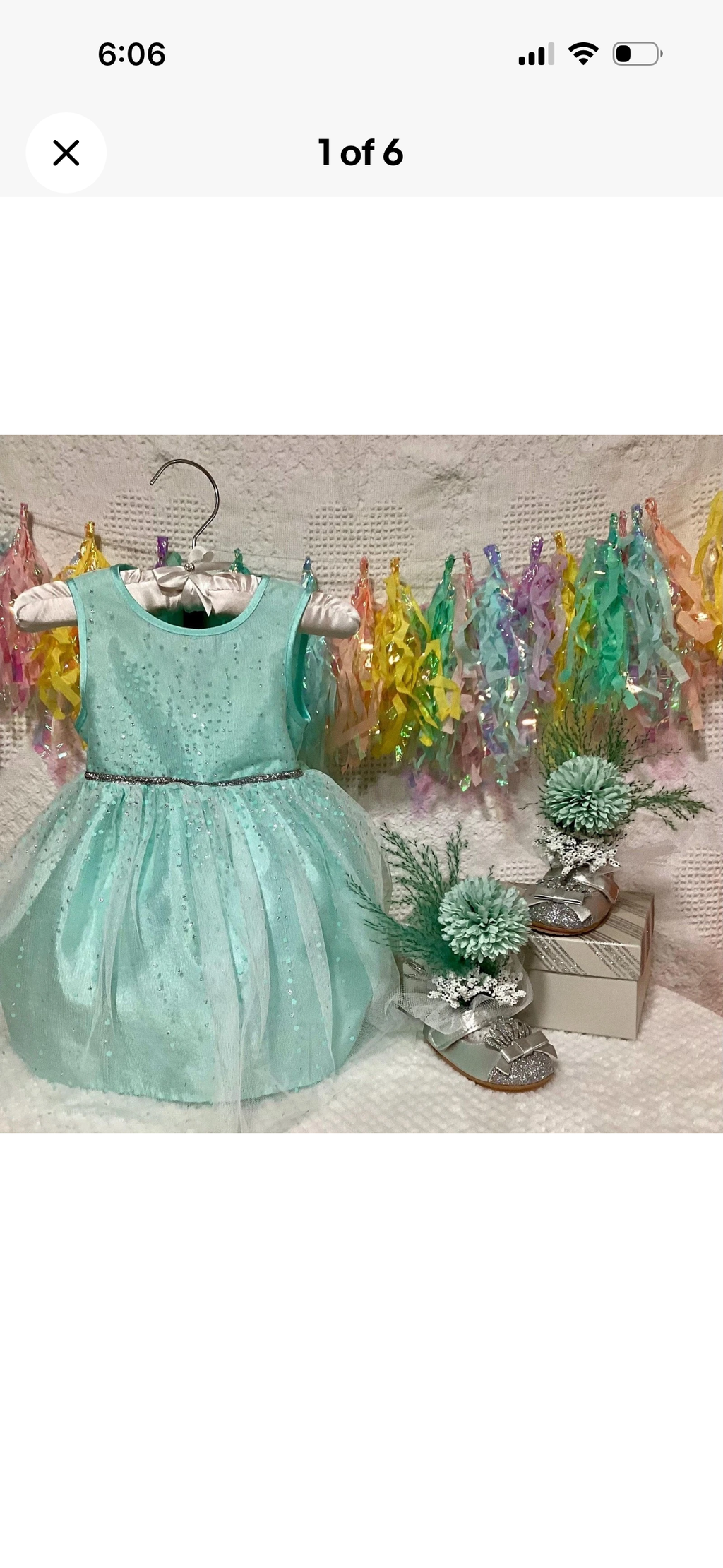 Mint Sparkle Tutu Baby Shower Centerpiece | Reusable Keepsake Outfit Set
