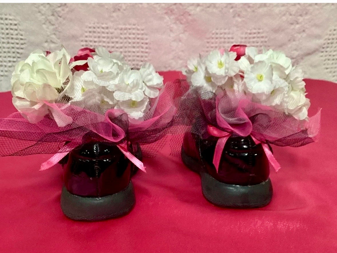 Elegant Baby Shower Dress Centerpiece | Sophisticated Girl Keepsake Outfit