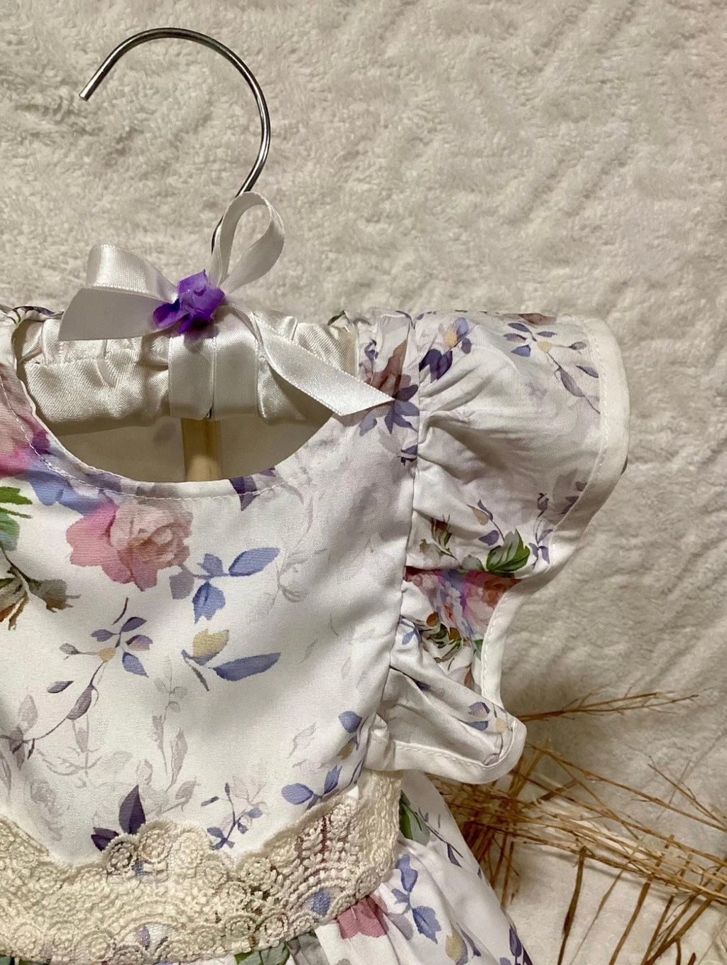 Boho Floral Baby Shower Dress Centerpiece | Table to Outfit Keepsake