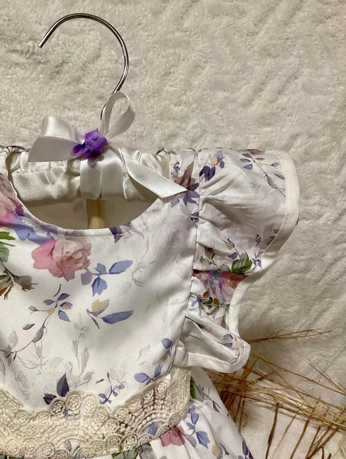 Boho Floral Baby Shower Dress Centerpiece | Table to Outfit Keepsake