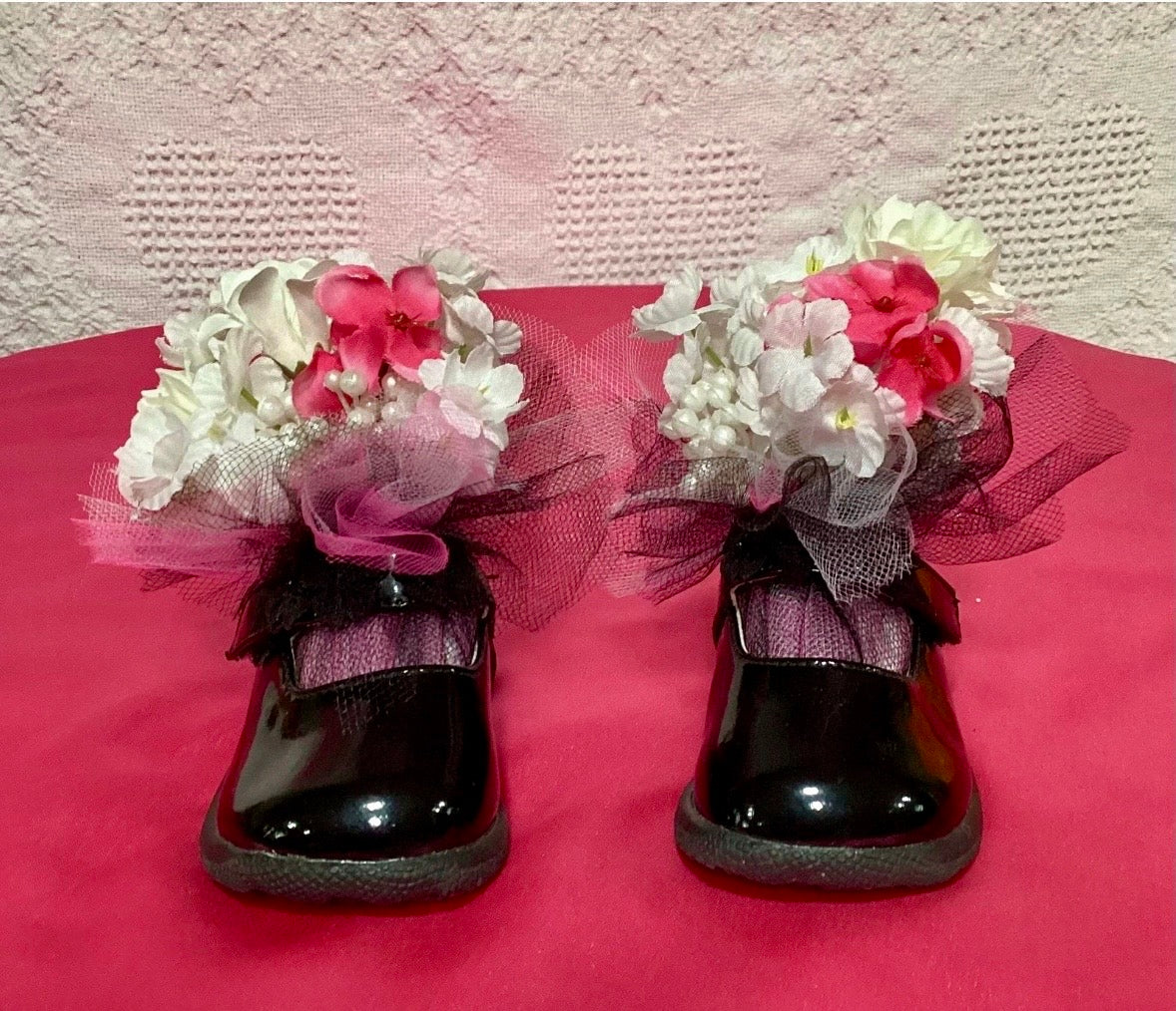 Elegant Baby Shower Dress Centerpiece | Sophisticated Girl Keepsake Outfit