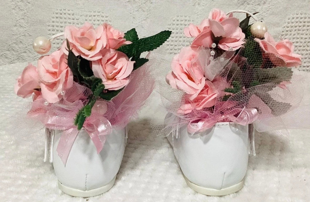 Blush Organza Baby Shower Dress Centerpiece | Reusable Keepsake Outfit